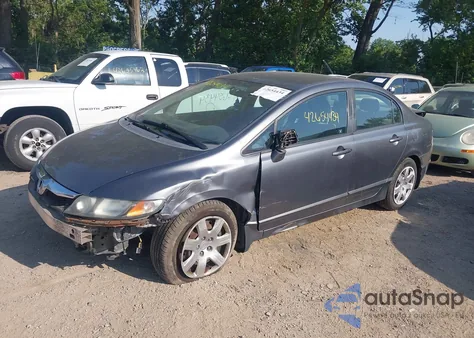 2010 Honda Civic Lx from USA, damaged, VIN 19XFA1F53AE016637